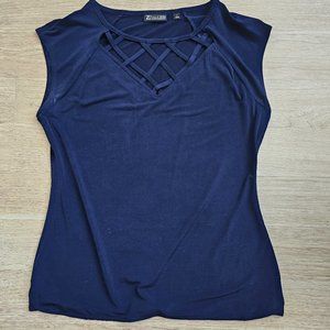 Navy blue work top